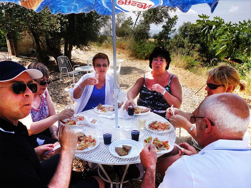 Rustic lunch in Majorca