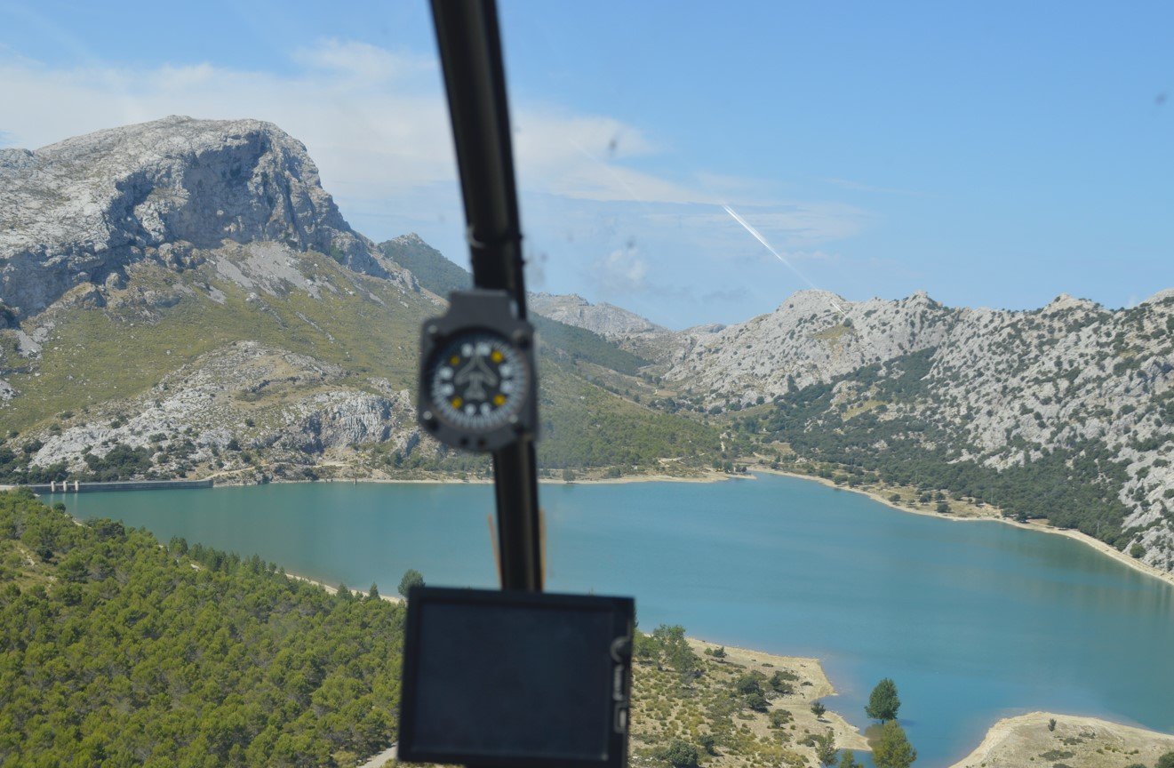 helicopter ride in Mallorca