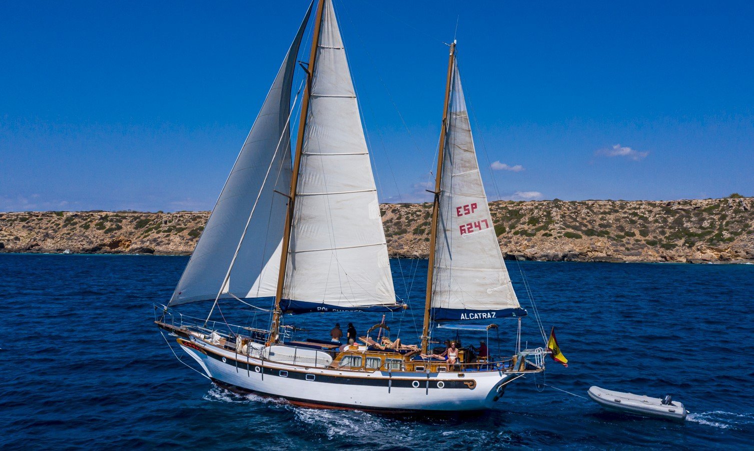 sailboat in Palma bay